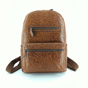 FRYE Backpack Bag Washed Tan Brown Leather Academia School 34DB0524-269 NEW